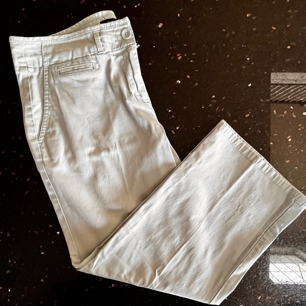 TALBOTS pale mint green signature slim crop pants - Picture 8 of 9